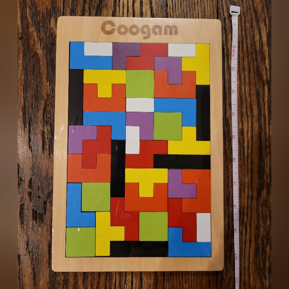 Coogam Wooden Blocks Puzzle - Picture 3 of 4